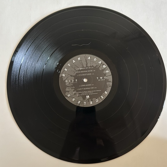 Bryan Adams - reckless - vintage vinyl record - condition is VG - Picture 4 of 4